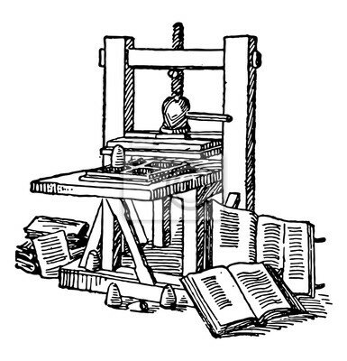 GUTENBERG PRINTING PRESS