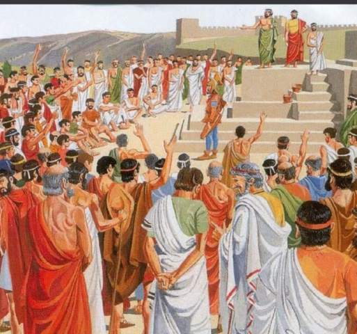 Introducción de la democracia ateniense