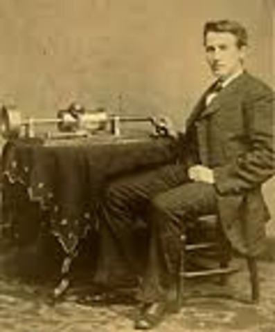 Electric motor-driven phonograph.