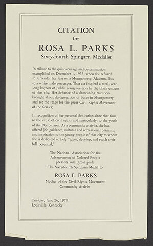 Received the NAACP's Springarn Medal