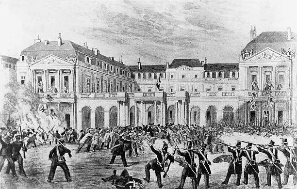 razglašena nova republika in začasna vlada