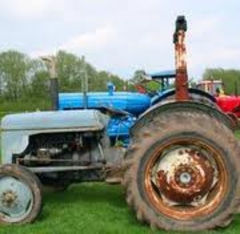 old tractor