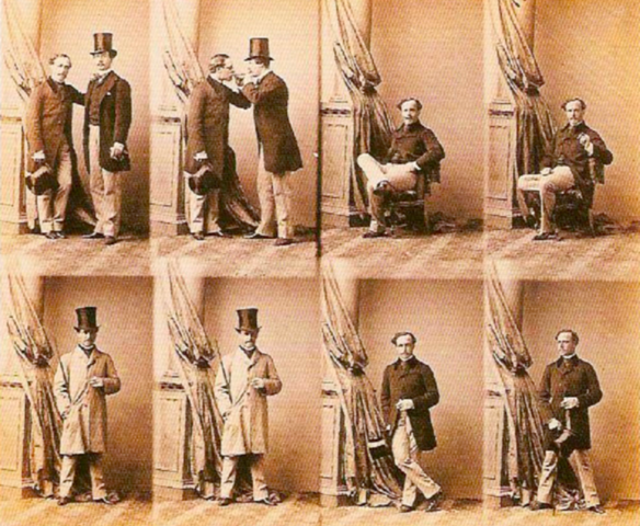 Le portrait-carte de visite par Disderi