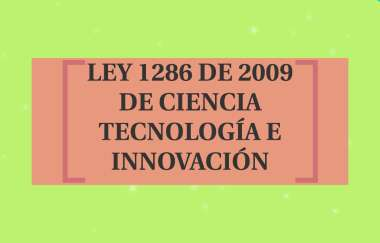Ley 1286 de 2009