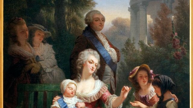 When King Louis XVI married Marie Antoinette