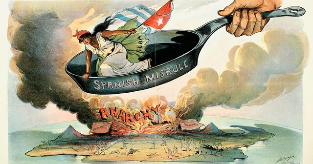 Paz de París: derrota española (pérdida de Cuba, Filipinas y Puerto Rico).