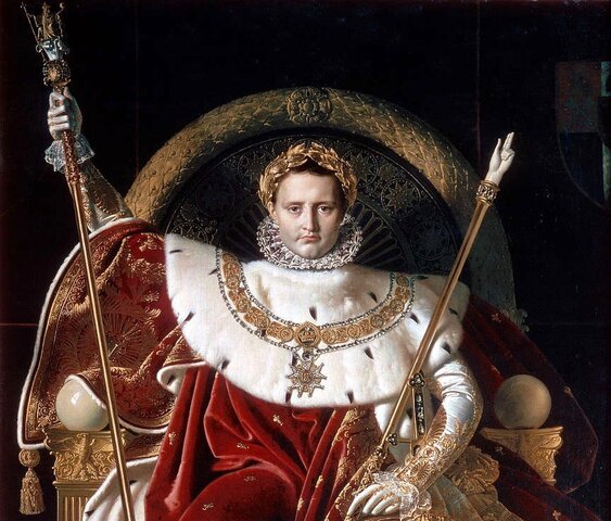 Napoleon Crowns Himself Emperor