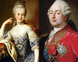 King Louis XVI married Marie Antoinette