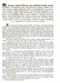 Razglašena Oktroirana vstava