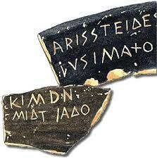 Ostrakizem=črepinjska sodba