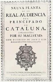 Decretos de nueva planta.