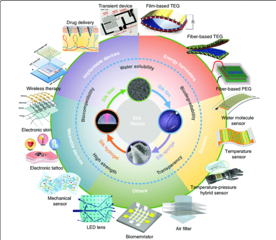 Se profundiza en el desarrollo de fibras de seda biodegradables