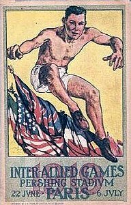 Intento de introducir el vóleibol en los Juegos Inter-aliados de París