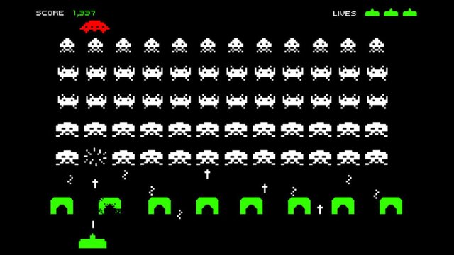 Space invaders / Invasores espaciales