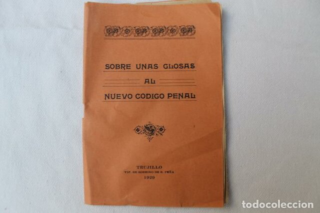 El Código Penal de 1929