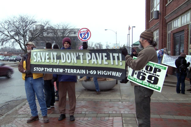 I-69 Protestors Arrested