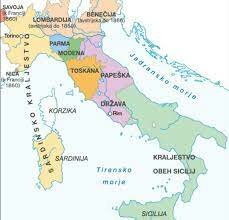 sprejem ustave v Toskani in Sardinija-Piemont