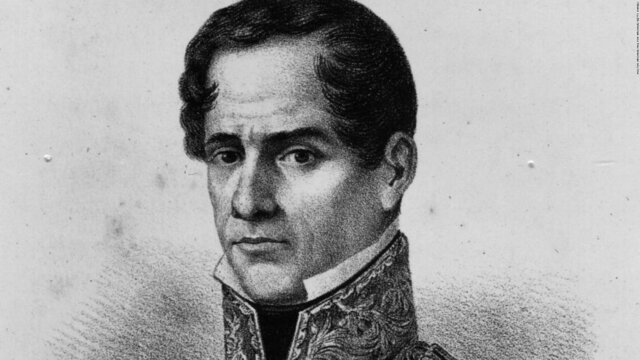 Santa Anna parte hacia Veracruz.