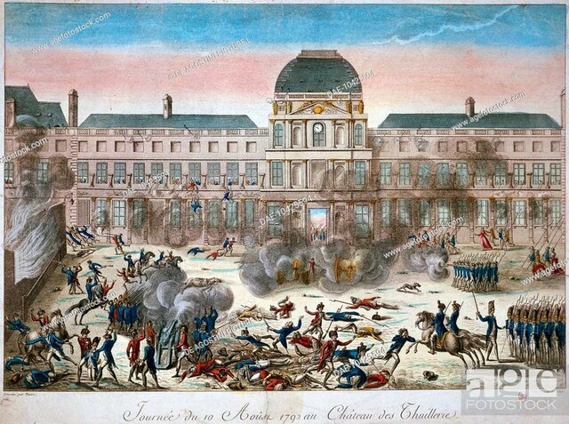 Storming of the Tuileries and king's suspension