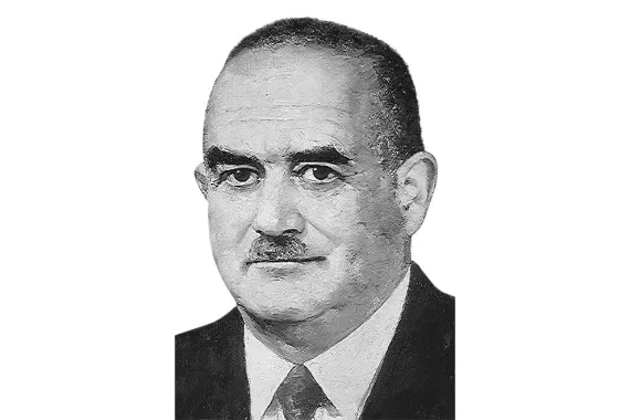 ALFRED EUGEN RITTER ALS BÜRGERMEISTER VON WALDENBUCH.