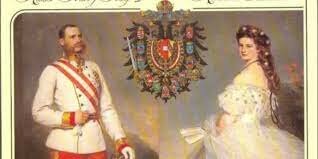 Franc Jožef in Elizabeta Bavarska (Sisi) kronana za madžarski kraljevi par