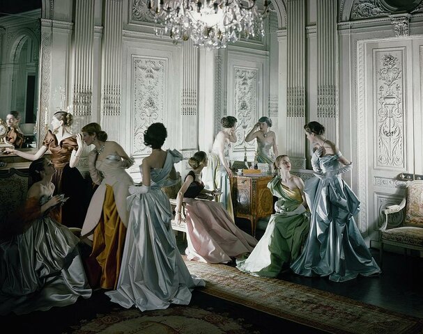Robes du soir de Charles James par Cecil Beaton
