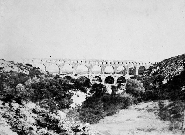 Le Pont du Gard par Charles Nègre