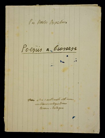 Prime esperienze letterarie