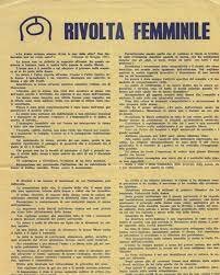 Manifiesto de Rivolta femminile