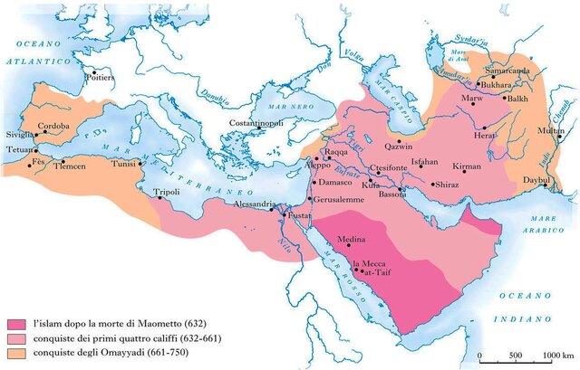 L'espansione dell'Islam nel 750