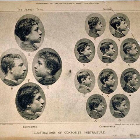 Le type juif par Francis Galton