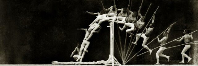 Saut à la perche par Etienne-Jules Marey