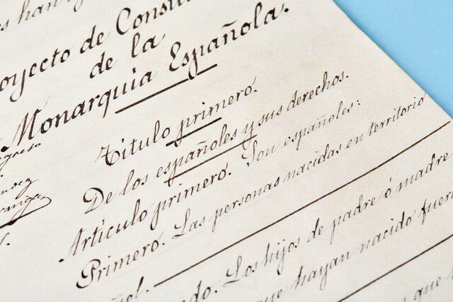 Promulgación de la Constitución de 1876