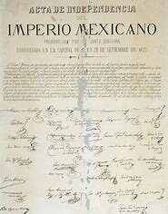 Acta de Independencia del Imperio Mexicano