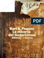 Libro "La miseria del Historicismo"