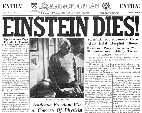 Alver Einstein Dies.