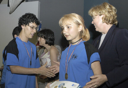 Cinco estudiantes a feria en Indianápolis