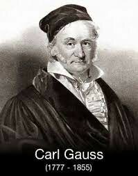 Carl Friedrich Gauss (1777 – 1855)