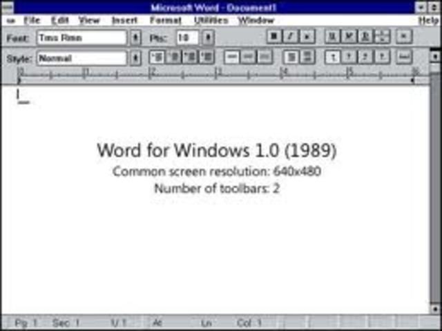 Microsoft introduces Word