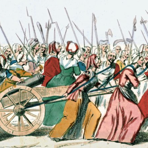 Women's march in Versailles