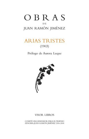 Juan Ramón Jiménez: Arias tristes