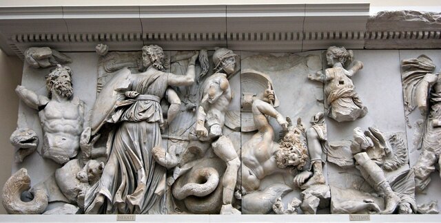 Le Combat des Dieux contre les Titans