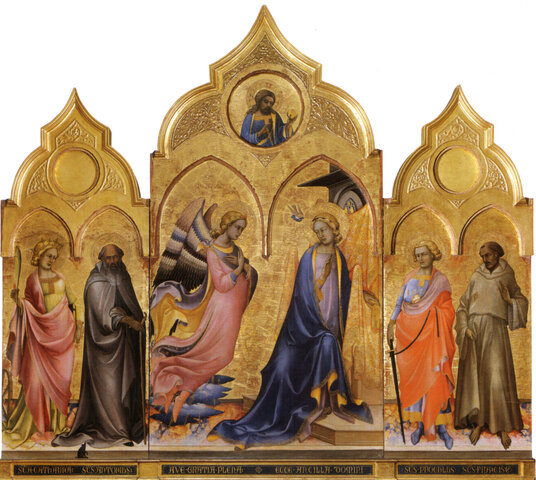 L'Annonciation par Lorenzo Monaco