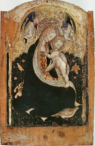 La Madone à la caille par Pisanello
