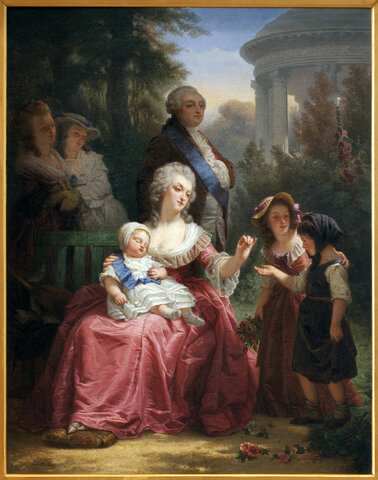 when king Louis XVI married Marie Antoinette