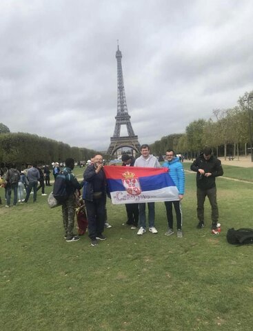 my dad went to another country for work