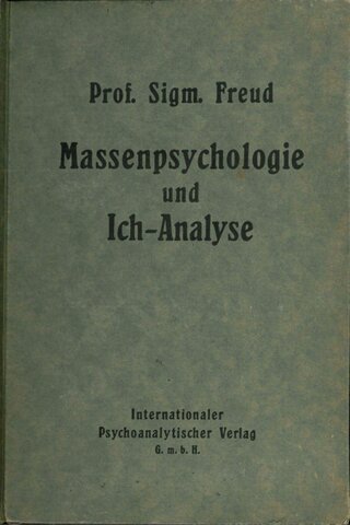 Publicació de Psicologia de les masses i anàlisi del jo, de S.Freud