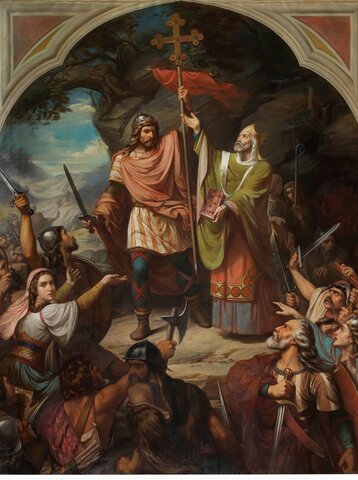 Batalla de Covadonga y creación del reino Astur