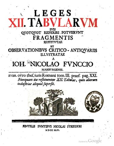 Llei de les dotze taules