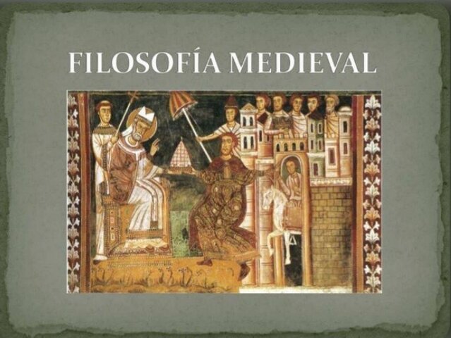 Filosofía Medieval